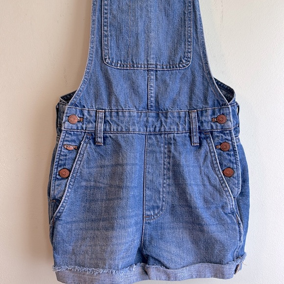 Madewell Adirondack Short Overalls Dawkins Wash - Picture 3 of 5